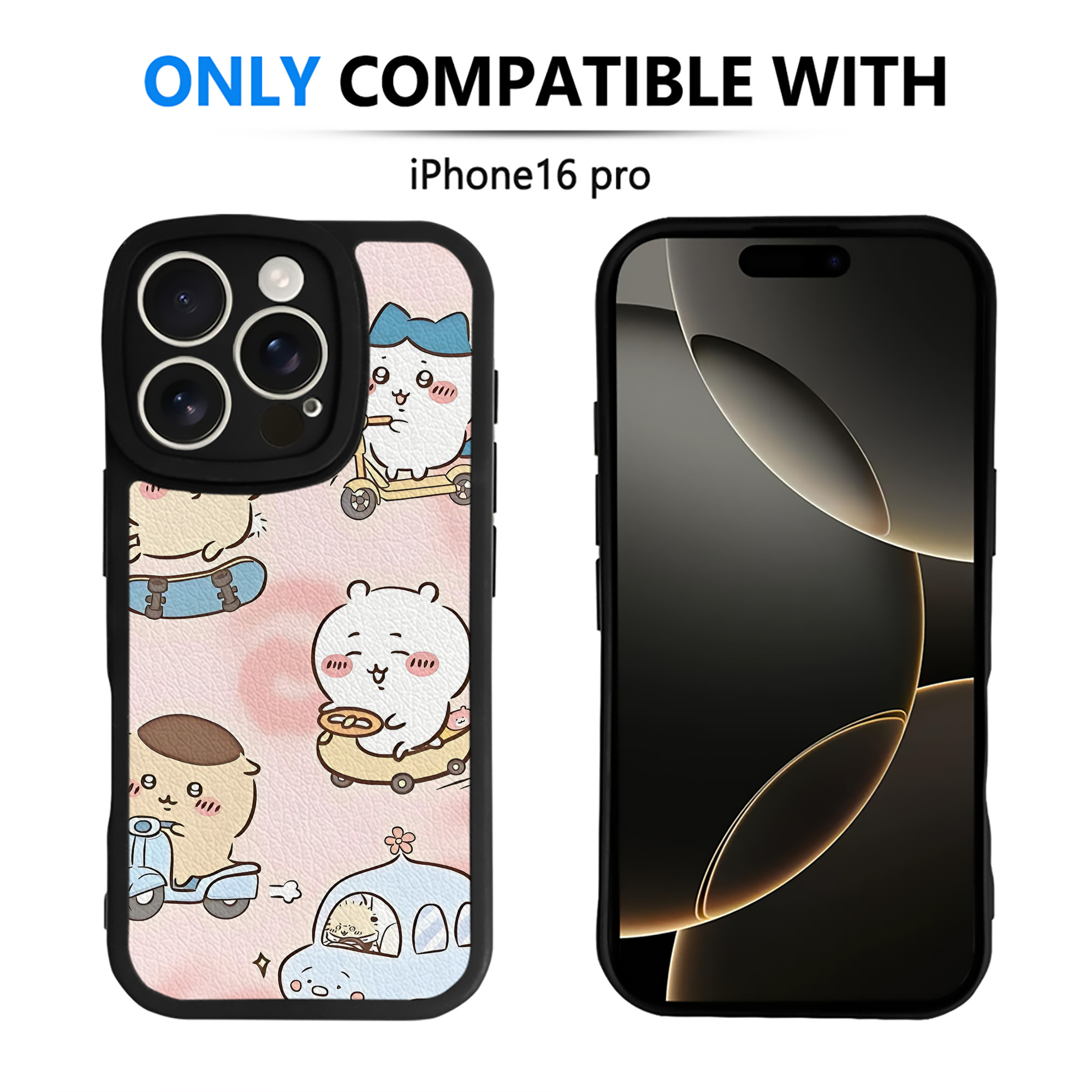 （画像用） ちいかわ Chii-kawa 【iPhone 16シリーズ対応】シリコンスマホケース（レザー調） 材質：シリコン